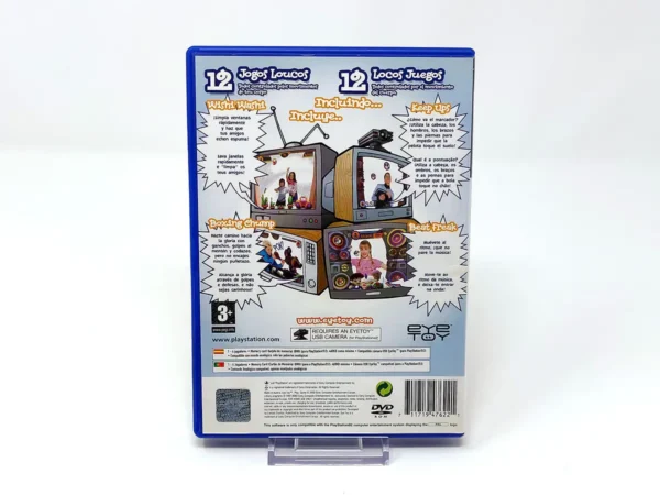 Parte trasera de EyeToy: Play (ESP) para PlayStation 2, edición PAL España