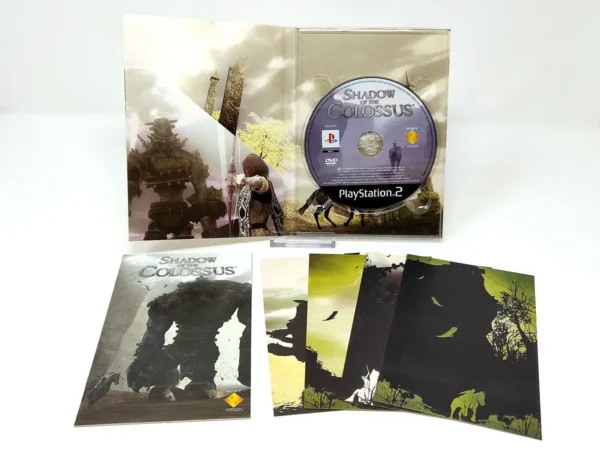 Interior del juego Shadow of the Colossus (Edición Limitada) (ESP) para PlayStation 2 con disco y manual