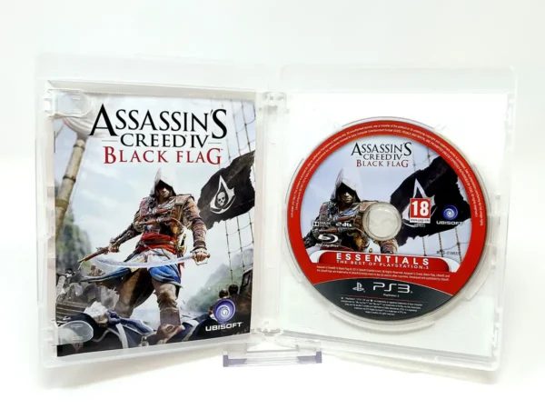 Interior del juego Assassin's Creed IV: Black Flag (ESP) (Essentials) para PlayStation 3 con disco y manual