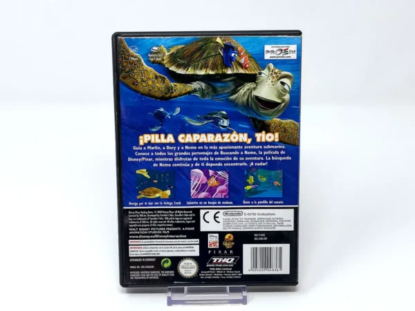 Parte trasera de Buscando a Nemo (ESP) para Nintendo GameCube, edición PAL España