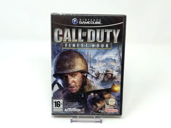 Portada de Call of Duty: Finest Hour (ESP) (Precintado) para Nintendo GameCube, edición PAL España, de segunda mano