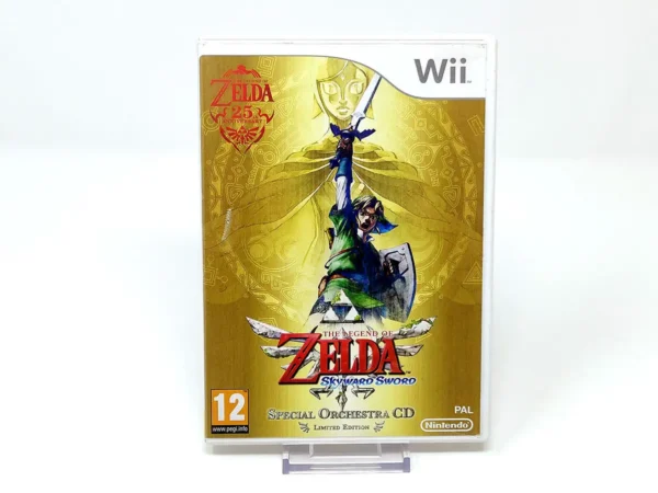 Portada de The Legend of Zelda: Skyward Sword (ESP) para Nintendo Wii, edición PAL España, de segunda mano