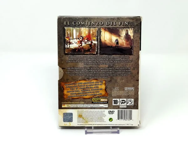 Parte trasera de God of War II (Edición Especial) (ESP) para PlayStation 2