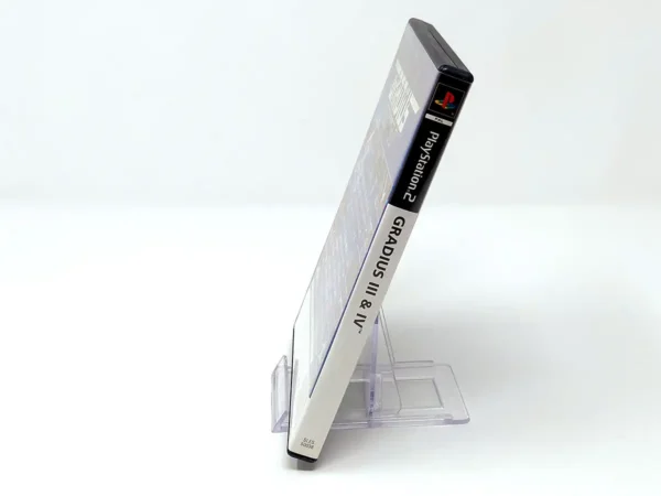 Lateral de la caja de Gradius III and IV (ESP) para PlayStation 2