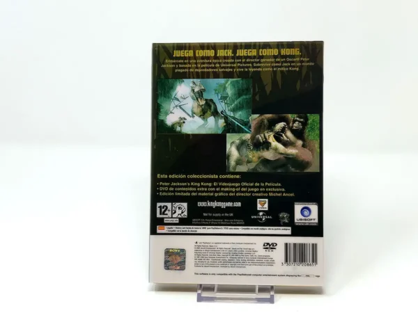 Parte trasera de Peter Jackson's King Kong: The Official Game of the Movie (ESP) (Limited Collector's Edition) para PlayStation 2, edición PAL España