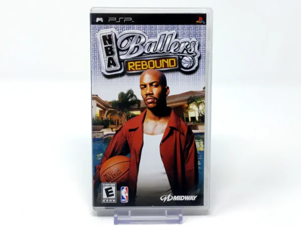 Portada de NBA Ballers: Rebound (USA) para PSP, edición NTSC USA, de segunda mano