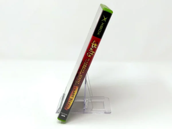 Lateral de la caja de Buffy the Vampire Slayer: Chaos Bleeds (ESP) para XBOX