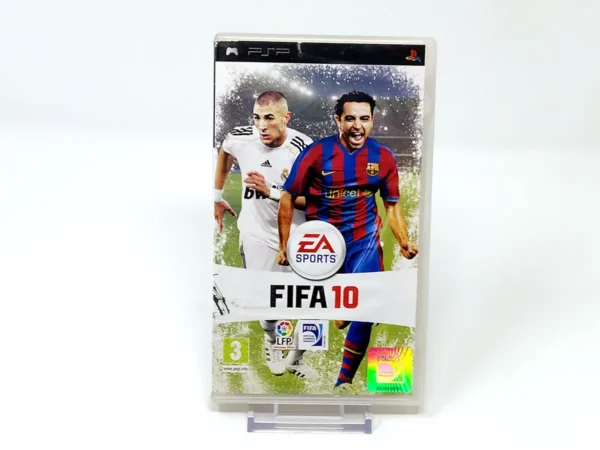Portada de FIFA 10 (ESP) para PSP, edición PAL España, de segunda mano
