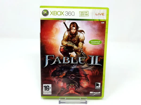 Portada de Fable II (ESP) para XBOX 360, edición PAL España, de segunda mano