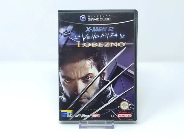 Portada de X-Men 2: La Venganza de Lobezno (ESP) para Nintendo GameCube, edición PAL España, de segunda mano
