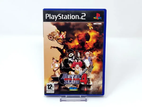 Portada de Metal Slug 4 (ESP) para PlayStation 2, edición PAL España, de segunda mano