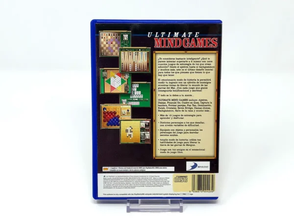 Parte trasera de Ultimate Mind Games (ESP) (Rebajado) para PlayStation 2, edición PAL España