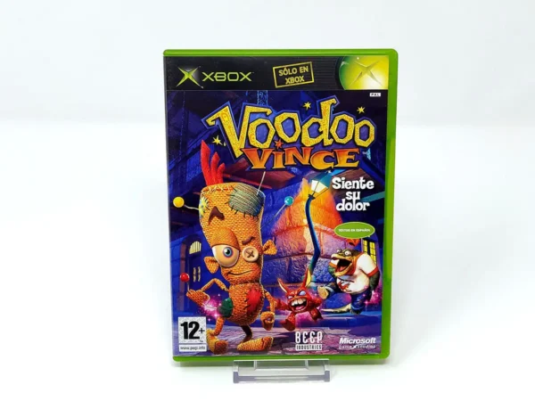 Portada de Voodoo Vince (ESP) para XBOX, edición PAL España, de segunda mano