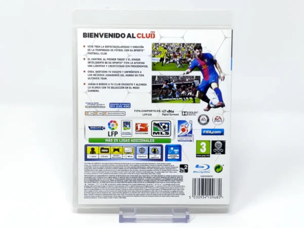 Parte trasera de FIFA 13 (ESP) (v1) (Rebajado) para PlayStation 3, edición PAL España