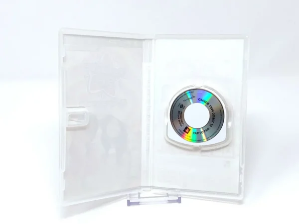 Interior del juego Patito Feo: El Juego más Bonito (ESP) (Promo) para PSP con disco y manual