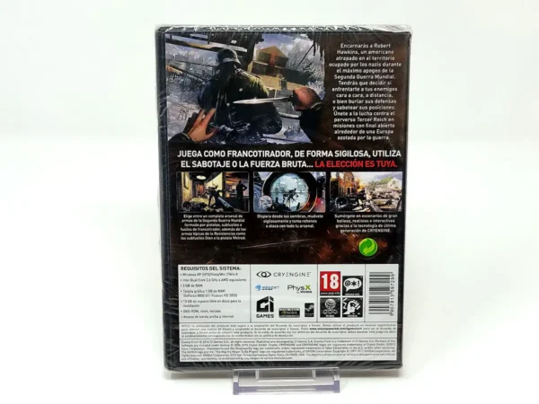 Parte trasera de Enemy Front (Limited Edition) (ESP) (Precintado) para PC, edición PAL España