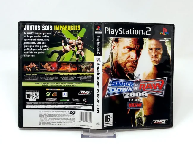 WWE SmackDown vs. Raw 2009 (ESP) (Carátula)