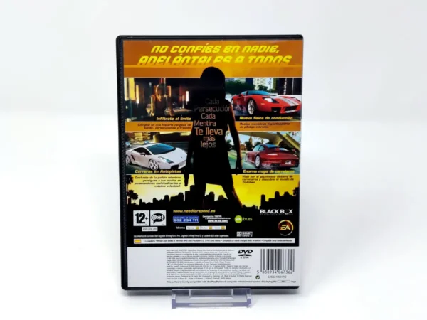 Parte trasera de Need for Speed: Undercover (ESP) (Rebajado) para PlayStation 2, edición PAL España