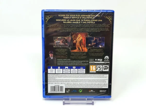 Parte trasera de Empire of Sin (Day One Edition) (ESP) (Precintado) para PlayStation 4, edición PAL España
