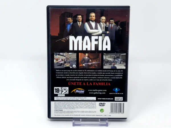 Parte trasera de Mafia (ESP) (Rebajado) para PlayStation 2, edición PAL España