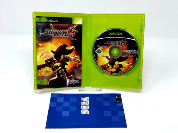 Lateral de la caja de Shadow the Hedgehog (ESP) para XBOX