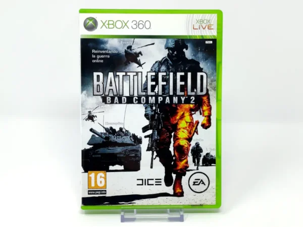 Portada de Battlefield: Bad Company 2 (ESP) para XBOX 360, edición PAL España, de segunda mano