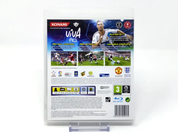 Parte trasera de PES 2013: Pro Evolution Soccer (ESP) (Rebajado) para PlayStation 3, edición PAL España