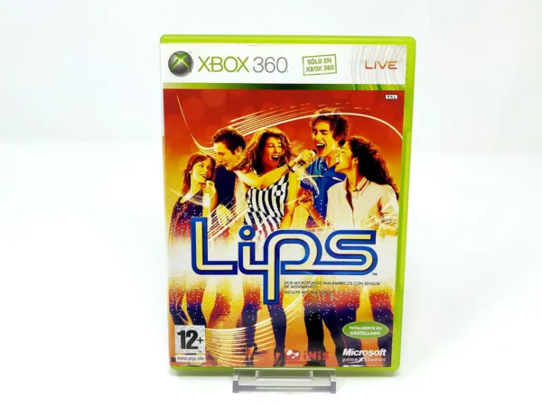 Portada de Lips (ESP) para XBOX 360, edición PAL España, de segunda mano