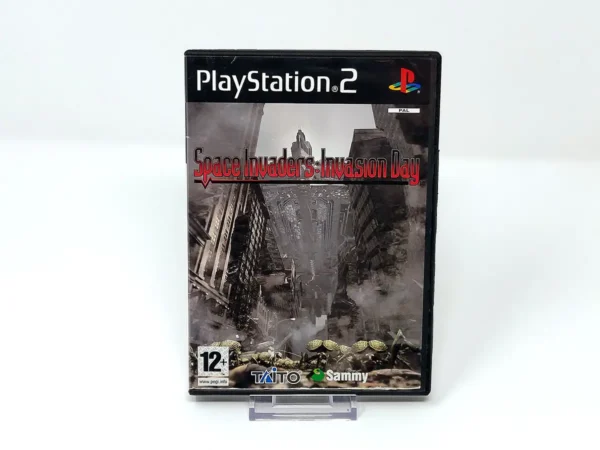 Portada de Space Invaders: Invasion Day (FRA) (Rebajado) para PlayStation 2, edición PAL Francia, de segunda mano