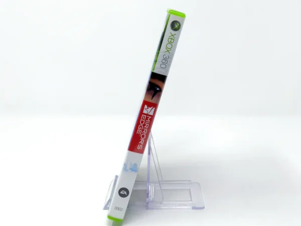 Lateral de la caja de Mirror's Edge (UK) para XBOX 360