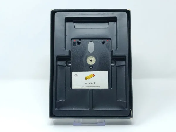 Lateral de la caja de Gunship (ESP) para Sinclair ZX Spectrum
