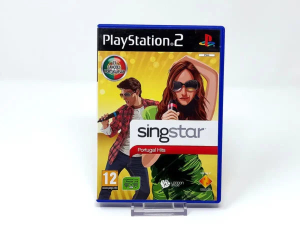 Portada de SingStar Portugal Hits (POR) para PlayStation 2, edición PAL Portugal, de segunda mano