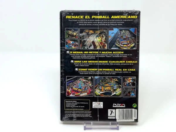 Parte trasera de Pure Pinball 2.0 Redux (ESP) (Precintado) para PC, edición PAL España