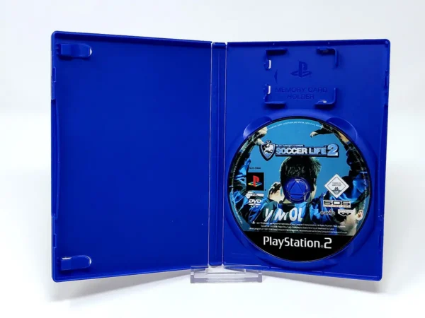 Interior del juego Soccer Life 2 (ESP) (Rebajado) para PlayStation 2 con disco y manual