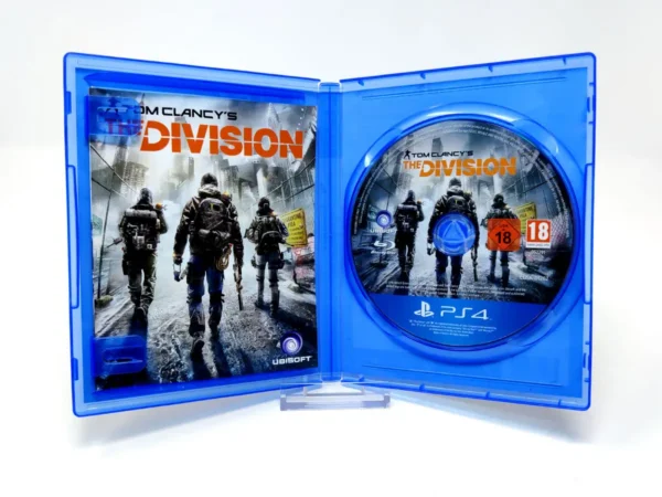 Interior del juego Tom Clancy's The Division (ESP) para PlayStation 4 con disco y manual