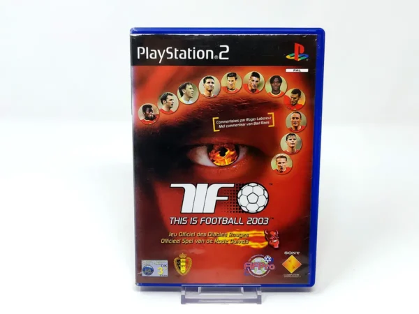 Portada de This Is Football 2003 (FRA) para PlayStation 2, edición PAL Francia, de segunda mano