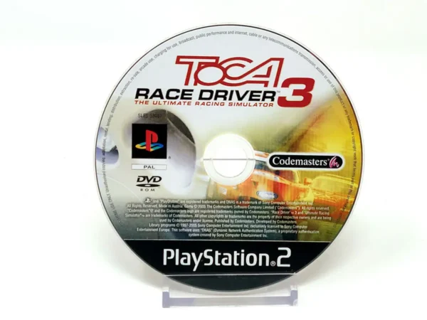 TOCA Race Driver 3 (ESP) (Disco) para PlayStation 2, edición PAL España, de segunda mano