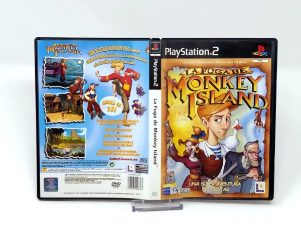 La Fuga de Monkey Island (ESP) (Carátula) para PlayStation 2, edición PAL España, de segunda mano