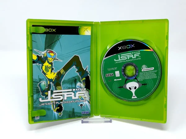 Interior del juego JSRF: Jet Set Radio Future (ESP) para XBOX con disco y manual