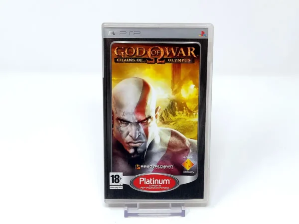 Portada de God of War: Chains of Olympus (ESP) (Platinum) para PSP, edición PAL España, de segunda mano