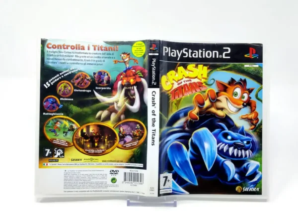 Crash of the Titans (ITA) (Carátula) para PlayStation 2, edición PAL Italia, de segunda mano