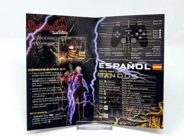 Devil May Cry: Trial Edition (ESP) (Manual) para PlayStation 2, edición PAL, de segunda mano