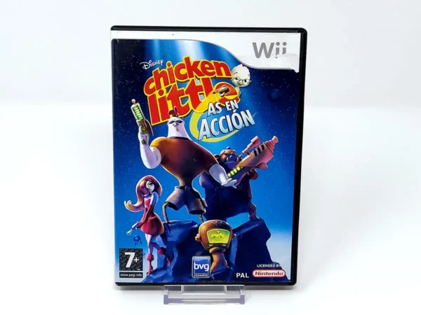 Portada de Chicken Little: As en Acción (ESP) para Nintendo Wii, edición PAL España, de segunda mano
