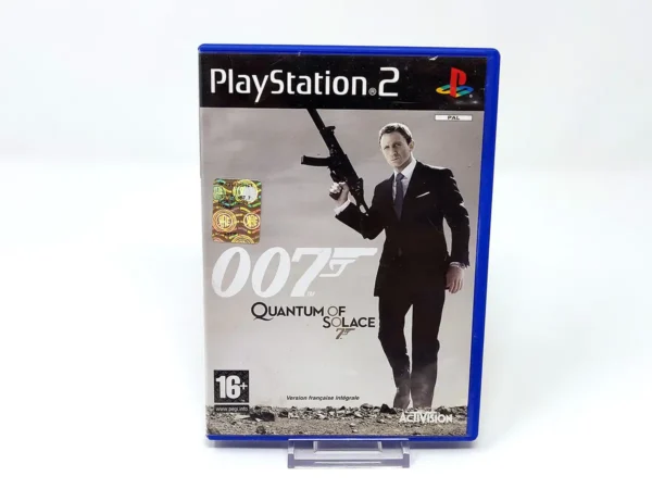 Portada de 007: Quantum of Solace (FRA) para PlayStation 2, edición PAL Francia, de segunda mano