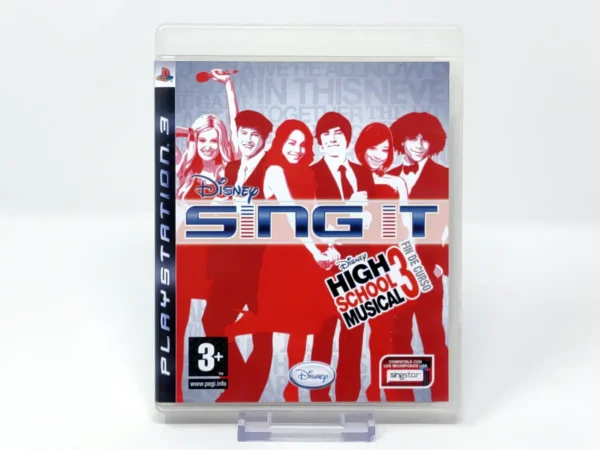 Portada de Disney Sing It: High School Musical 3: Fin de curso (ESP) para PlayStation 3, edición PAL España, de segunda mano