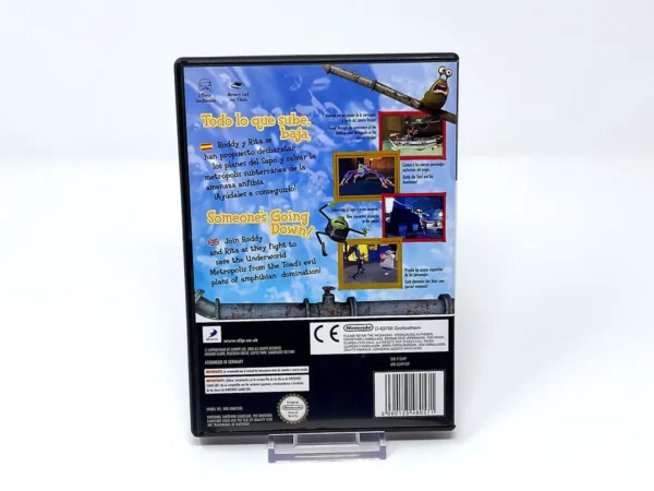 Parte trasera de Ratónpolis (ESP) para Nintendo GameCube, edición PAL España