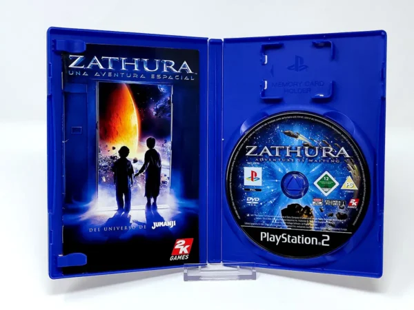Lateral de la caja de Zathura (ESP) para PlayStation 2