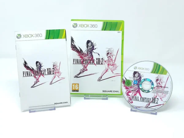 Interior del juego Final Fantasy XIII-2 (ESP) para XBOX 360 con disco y manual