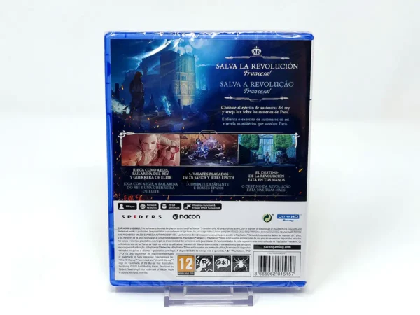 Parte trasera de Steelrising (ESP) (Precintado) para PlayStation 5, edición PAL España