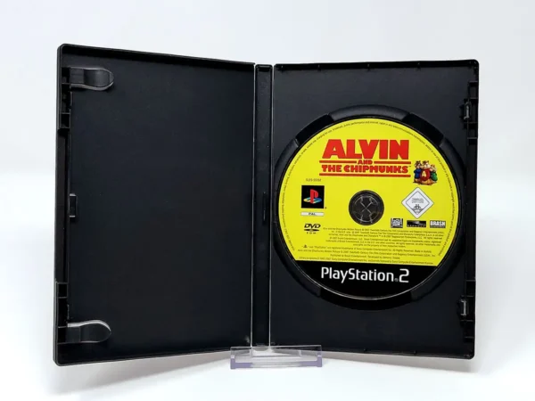 Interior del juego Alvin and the Chipmunks (FRA) (Rebajado) para PlayStation 2 con disco y manual